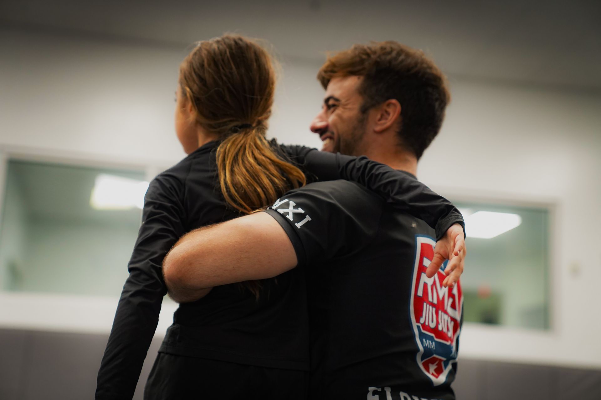 NoGi Jiu-Jitsu and wrestling class practicing takedowns at RMA in Franklin, TN