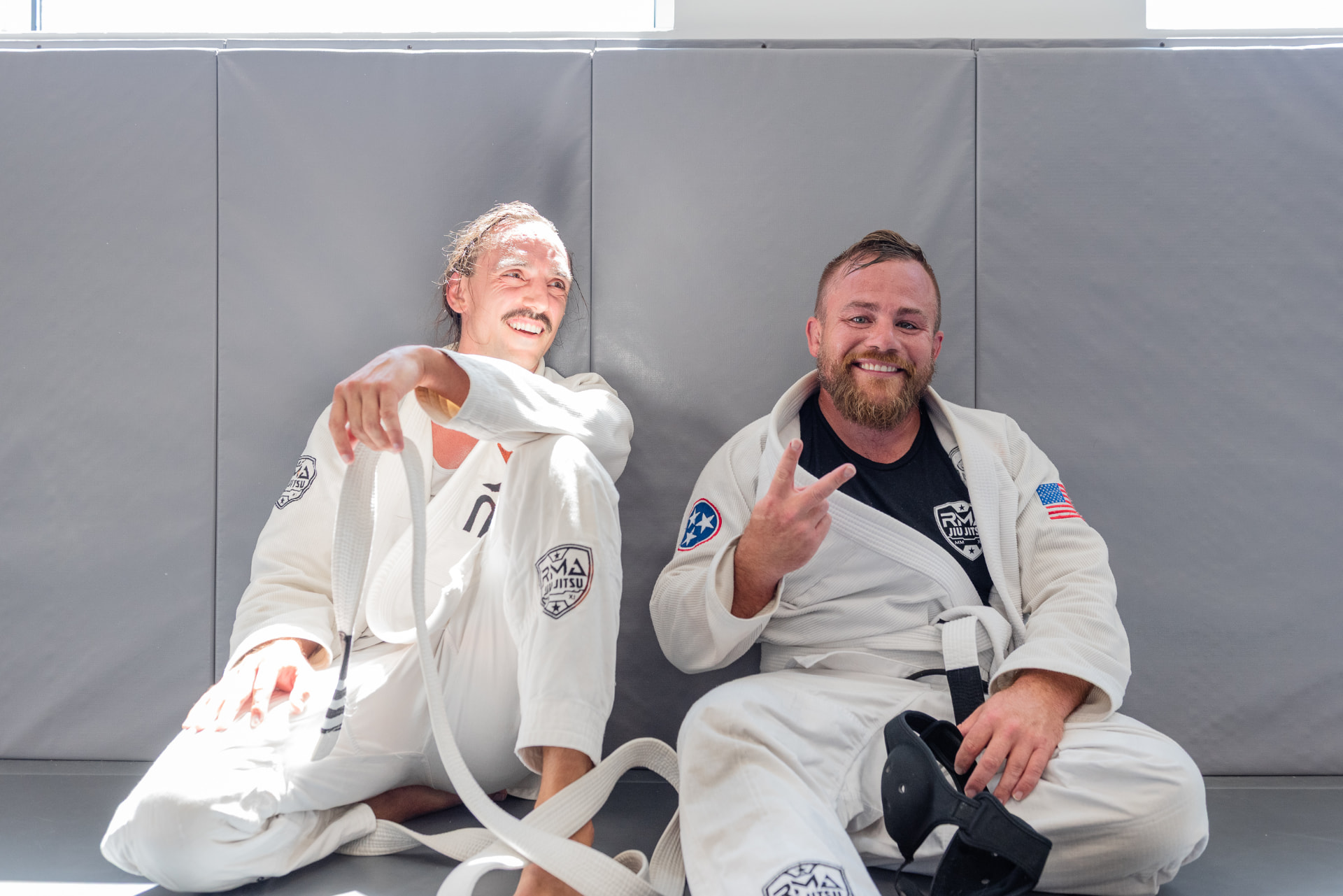 Beginner adult Brazilian Jiu-Jitsu class training at RMA — Nolensville, TN 37135
